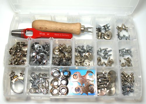 Druckknopf für Boot - LOXX® work boXX - Schaeffertec GmbH - für Persenninge / Metall