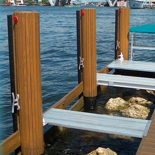 Klampe für Steg - S - Old Saltz - für Boot / doppelt / Aluminiumlegierung