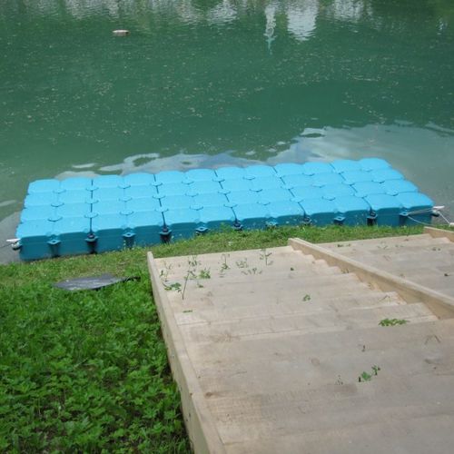 Schwimmponton - OTTO - Anker / für Yachthafen / Kunststoff