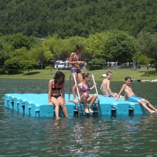 Schwimmende Plattform - OTTO - zum Baden / für Yachthafen / für Wassersportzentrum