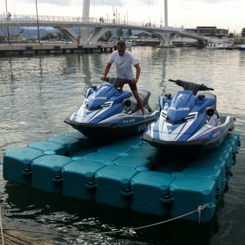 Schwimmponton - OTTO - modular / Anker / für Jet-Ski