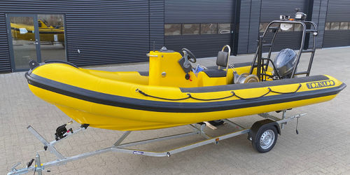 Patrouillenboot Berufsschiff - 5.4M - Tornado Boats - Rettungsboot / Außenborder / Festrumpf-Schlauchboot