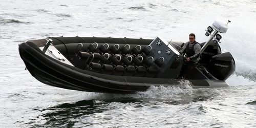 Patrouillenboot Berufsschiff - 9.5M - Tornado Boats - Rettungsboot / Außenborder / Festrumpf-Schlauchboot