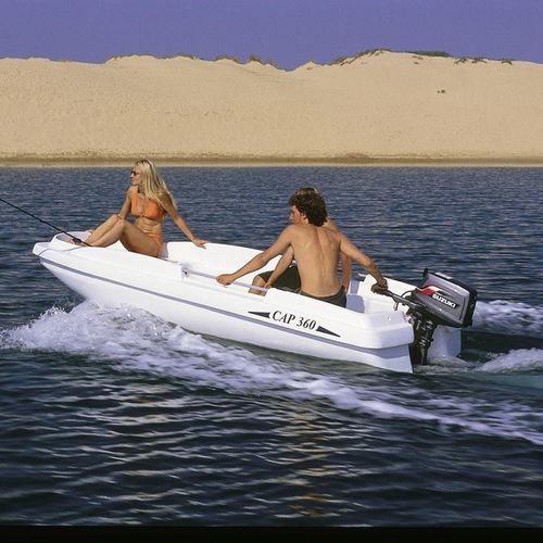 Außenborder-Konsolenboot - CAP 360 SEA - RIGIFLEX SAS - Sportfischer / max. 6 Personen / Sonnendeck