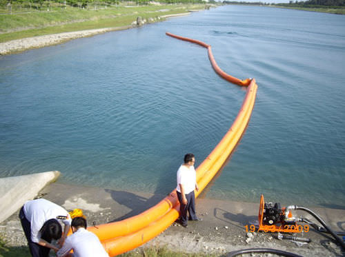 Sperre zur Schadstoffbekämpfung - EMPTEEZY - schwimmend / für Tidenhubgebiet