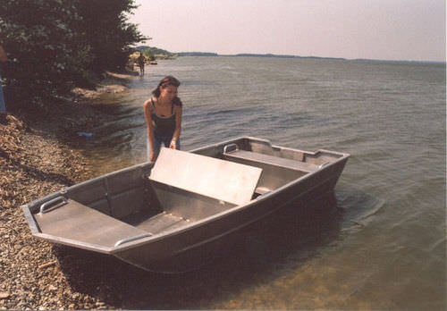 Offenes Boot / Außenborder - AktuAl 34 - MANDL - Living on Water, Ltd. - Sportfischer / Aluminium / max. 4 Personen