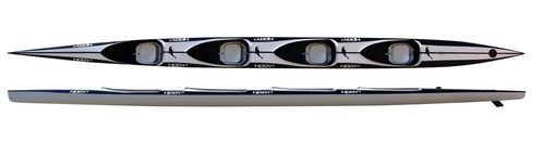 Flachwasserrennen-Kajak - MK4 DOLPHIN - Hody Sport - für Kinder / 4 Plätze