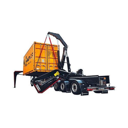Seitenhub-Anhänger - 110 S - Hammar - Container / für Hafenterminals / 3-Achsen