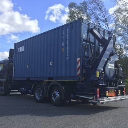 Anhänger für Materialumschlag - 140 - Hammar - Container / für Hafenterminals / selbstladend