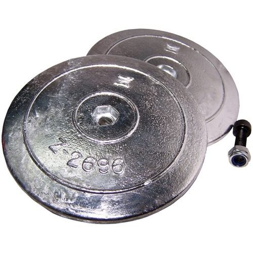 Opferanode für Boot - Z-2696 - Zineti SAU - Cathodic Protection - Zink / für Trimmruder / Ruder