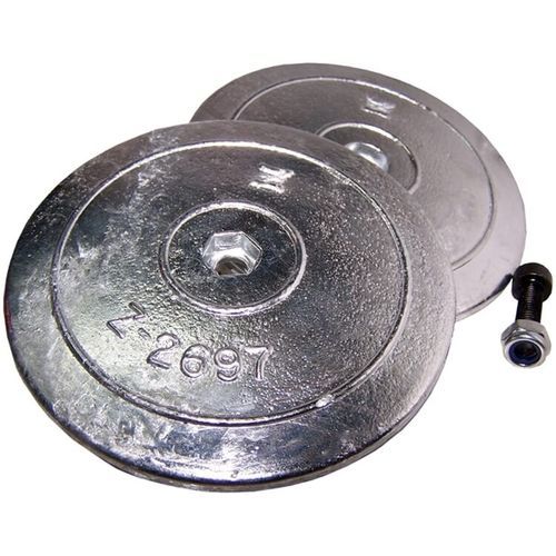 Opferanode für Boot - Z-2697 - Zineti SAU - Cathodic Protection - für Segelboot / Zink / für Trimmruder