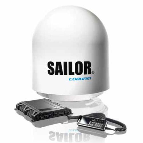 Kommunikationssystem Inmarsat - SAILOR 500  - Cobham - für Schiffe / FleetBroadband