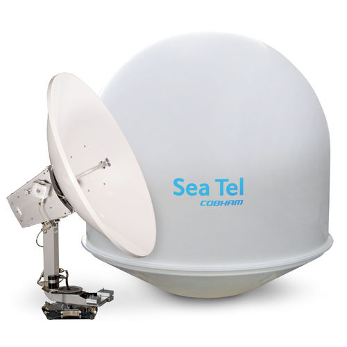 TV-Antenne - Sea Tel 5004 - Cobham - Satelliten / Ku-Band / für Boot