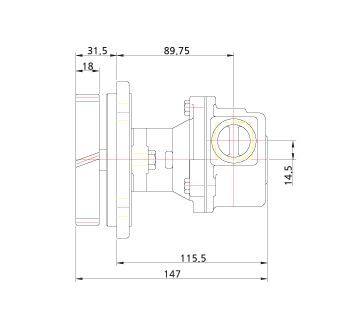 Pumpe für Boot - DJ-C0820 - DJ PUMP - zur Motorkühlung / Wasser / Impeller