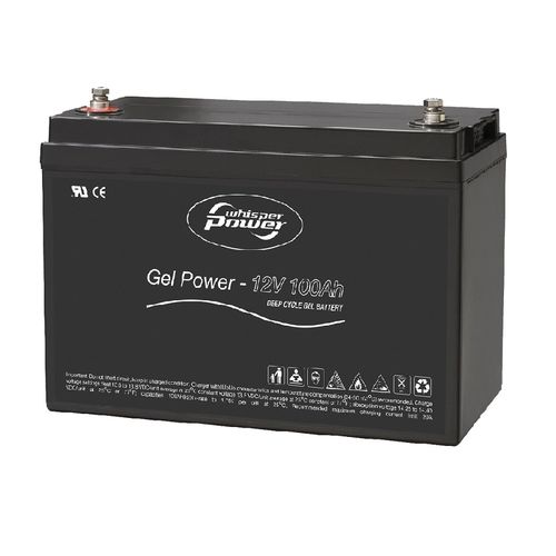 Batterie für Marineanwendungen - 40290070 - WhisperPower - 12 V / Gel