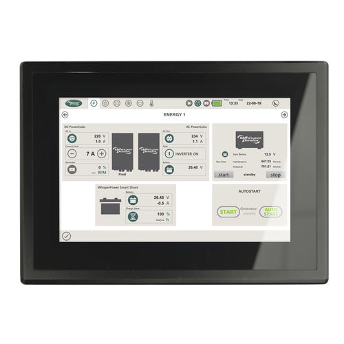 Überwachungs- und Bedientafel / für Schiffe - WhisperTouch - WhisperPower - mit Touchscreen