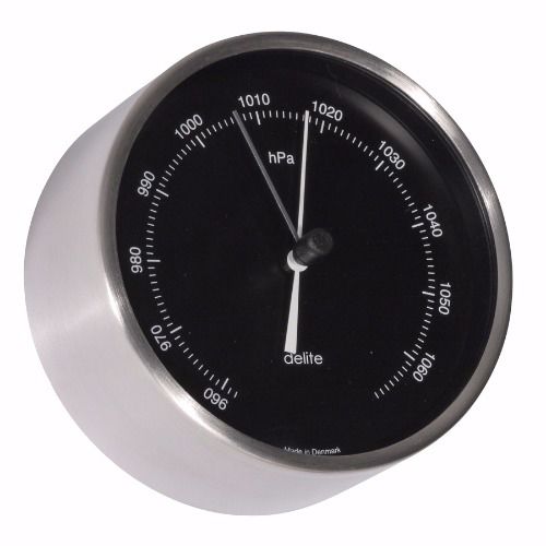 Analoges Barometer - 605503 - Delite  - Edelstahl / schwarz