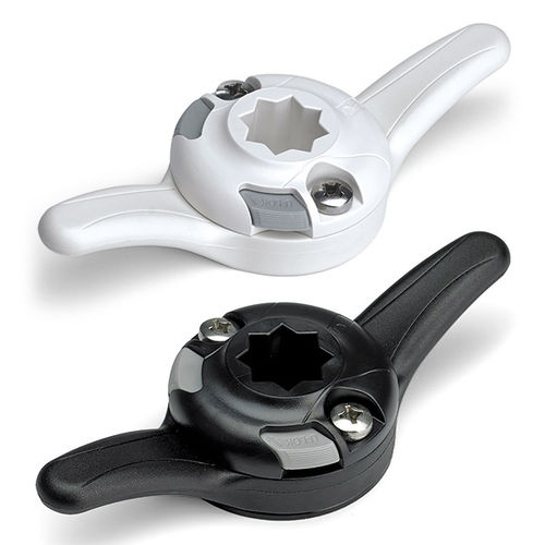 Klampe für Boot - Railblaza   - flach / Kunststoff / mit Multifunktionssockel