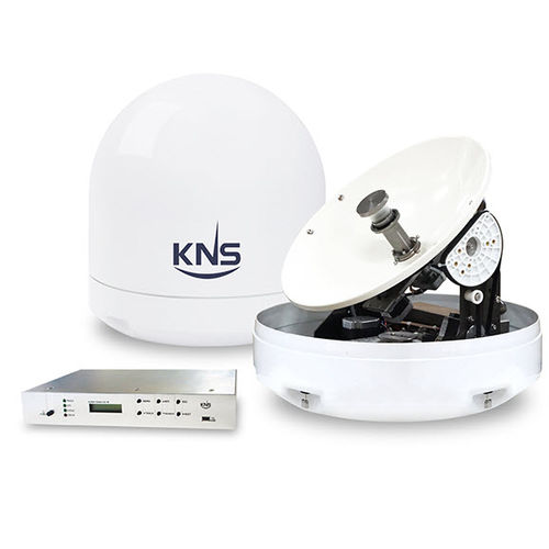 Satellitenantenne - SUPERTRACK K4 - KNS   - Ku-Band / für Boot / für Schiffe