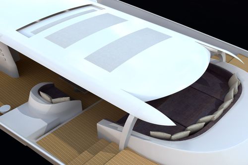 Sonnensegel für Yacht - Retractable Roof - Sol-Mates
