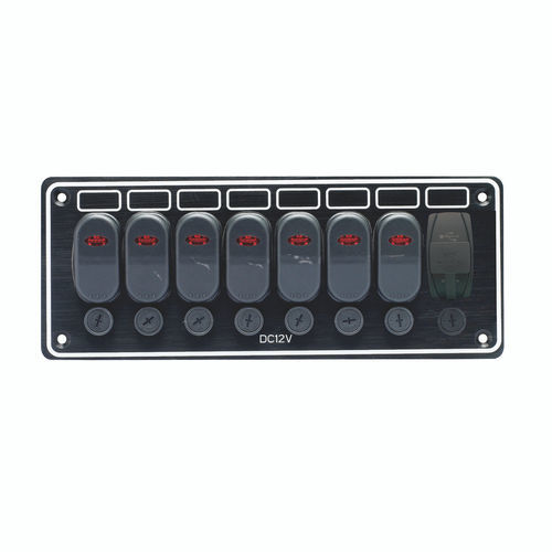 Schalttafel für Boot - 10247-BKUAC - AAA WORLD-WIDE ENTERPRISES LTD. - wasserdicht / mit USB-Anschluss