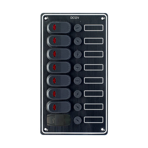 Schalttafel für Marineanwendungen - 10167-BKUAC - AAA WORLD-WIDE ENTERPRISES LTD. - wasserdicht / mit USB-Anschluss