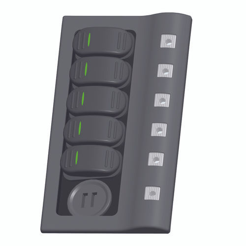 Schalttafel für Boot - 10325-U2C - AAA WORLD-WIDE ENTERPRISES LTD. - wasserdicht / mit USB-Anschluss