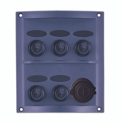 Schalttafel für Boot - 10160-BKUAC - AAA WORLD-WIDE ENTERPRISES LTD. - wasserdicht / mit USB-Anschluss