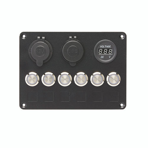 Schalttafel für Boot - ASPA129 - AAA WORLD-WIDE ENTERPRISES LTD. - für Marineanwendungen / Lampen / wasserdicht