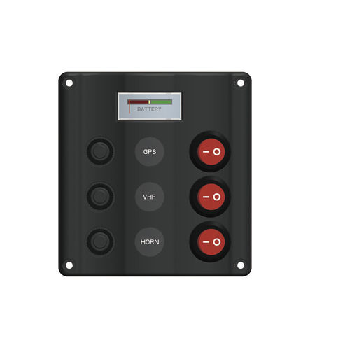 Schalttafel für Boot - 10029-BK - AAA WORLD-WIDE ENTERPRISES LTD. - Strom