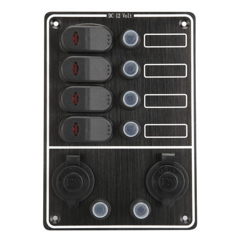Schalttafel für Boot - 10141-BK - AAA WORLD-WIDE ENTERPRISES LTD. - Strom / wasserdicht