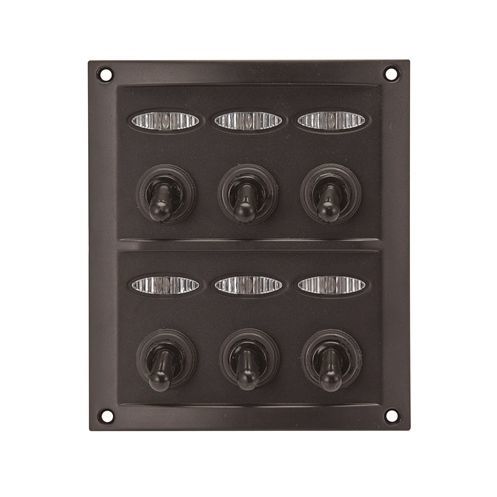 Schalttafel für Boot - 10064 series - AAA WORLD-WIDE ENTERPRISES LTD. - spritzwassergeschützt / LED