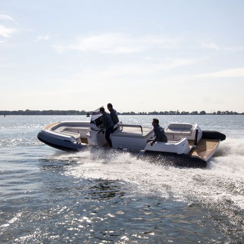 Innenborder-Schlauchboot - PEOPLECARRIER - Xtenders - halbstarr / mit Mittelkonsole / Open