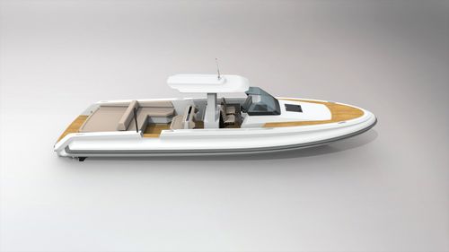 Innenborder-Schlauchboot - 11.2M - Xtenders - RIB / mit Mittelkonsole / Open