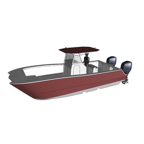 Sportfischer-Konsolenboot - RIDER SF27 - RIDER MARINE - Katamaran / Außenborder / zweimotorig