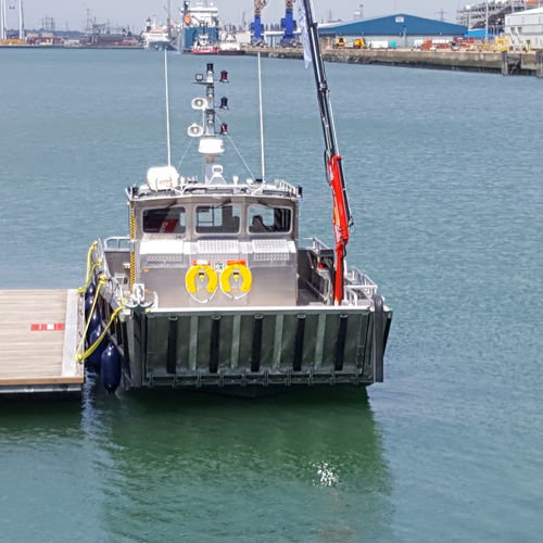 Landungsboot-Berufsschiff - ST 12 XL - MS Boat - Außenborder / Aluminium