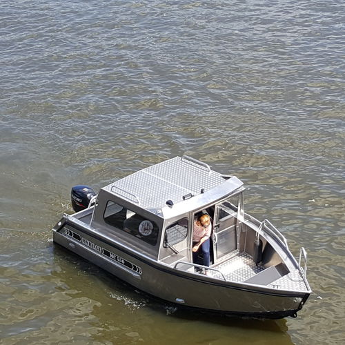 Außenborder-Daycruiser - MC 550 - MS Boat - mit geschlossenem Cockpit / Sport / Sportfischer
