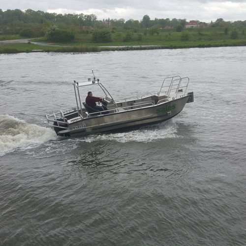 Berufsschiff / Berufsschiff für Fischerei - S 610 P - MS Boat - Außenborder / Aluminium