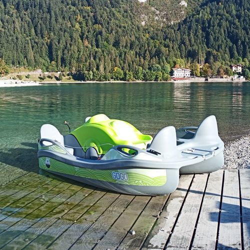 Fünfsitzer-Tretboot - Gogo Smart - GARDASOLAR SRL - mehrfarbig / mit elektrischem Antrieb
