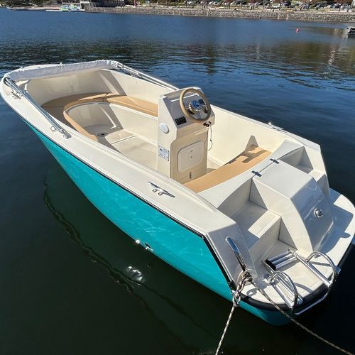 Außenborder-Konsolenboot - ECOWATT - GARDASOLAR SRL - elektrisch / max. 11 Personen