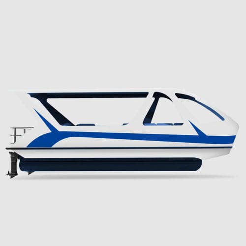 Passagierboot Berufsschiff - E-BUS - GARDASOLAR SRL - Katamaran / solarelektrisch / Aluminium