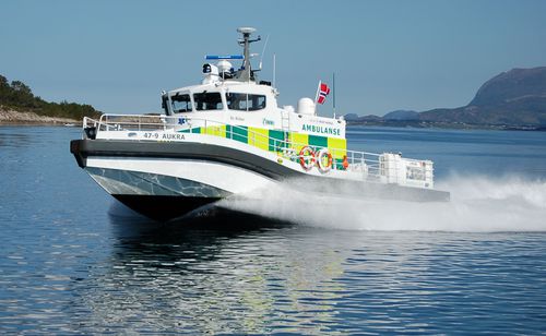 Patrouillenboot Berufsschiff - FF 55X SAR - HUKKELBERG BOATS - Such- und Rettungsboot / Hospitalschiff / Inboard-Hydrojet