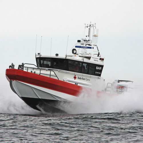Patrouillenboot Berufsschiff - FF 45X SAR - HUKKELBERG BOATS - Such- und Rettungsboot / Hospitalschiff / Inboard-Hydrojet