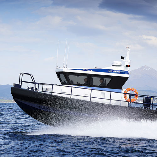 Arbeitsboot Berufsschiff - FF30 SEAWORK SHUTTLE - HUKKELBERG BOATS - Passagierboot / Nutzfahrzeug / Berufsschiff für Fischerei