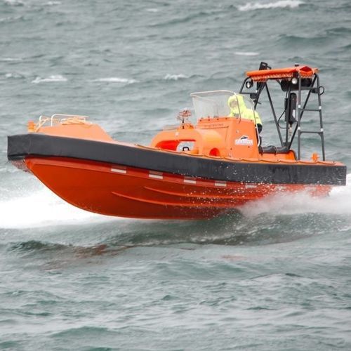 Rettungsboot Berufsschiff - HB Springer 800 - HUKKELBERG BOATS - Inboard-Hydrojet / Aluminium / Festrumpf