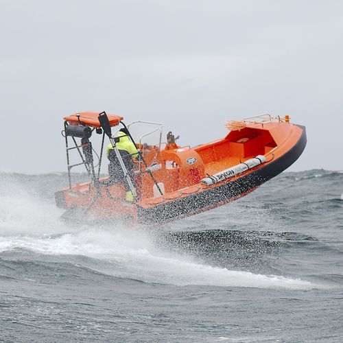 Rettungsboot Berufsschiff - HB Springer 660 - HUKKELBERG BOATS - Inboard-Hydrojet / Aluminium / Festrumpf