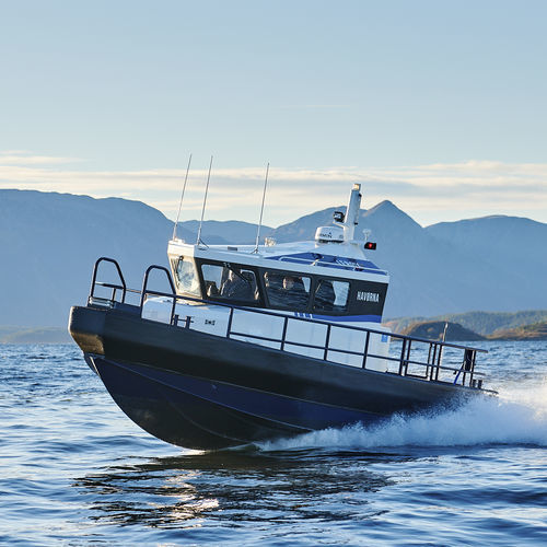 Patrouillenboot Berufsschiff - FF33 MK2 SEAWORK SHUTTLE - HUKKELBERG BOATS - Rettungsboot / Arbeitsboot / Passagierboot