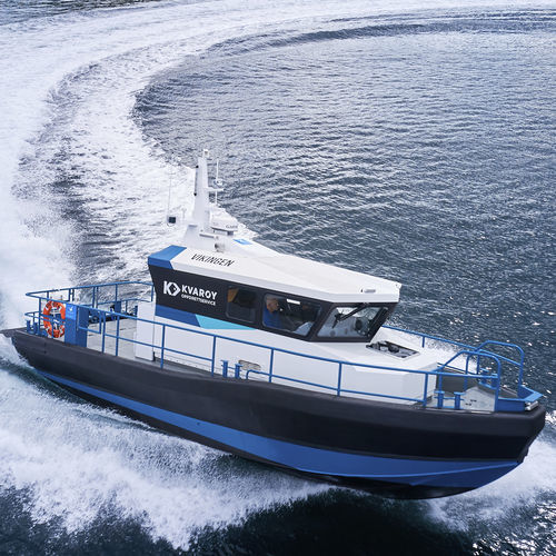 Patrouillenboot Berufsschiff - FF35 - HUKKELBERG BOATS - Rettungsboot / Arbeitsboot / Passagierboot