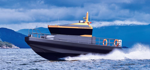 Patrouillenboot Berufsschiff - FF33 MK2 - HUKKELBERG BOATS - Inboard-Hydrojet / Sternantrieb / Aluminium