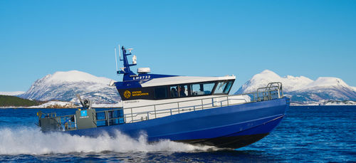 Patrouillenboot Berufsschiff - FF40 MK2 PATROL - HUKKELBERG BOATS - Rettungsboot / Arbeitsboot / Passagierboot